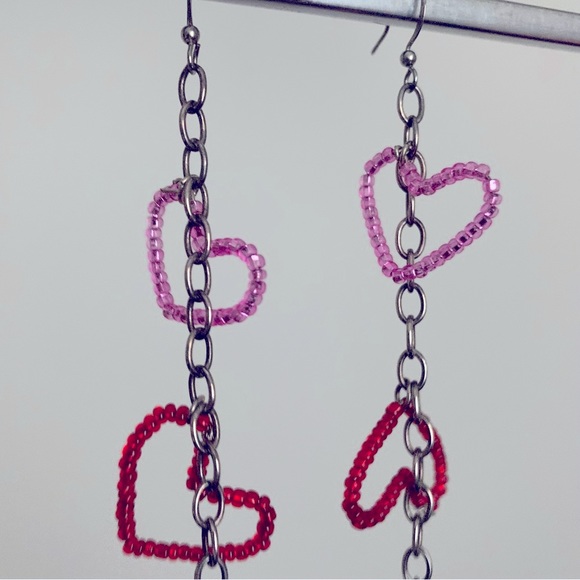 Handmade Valentine’s Earrings - Picture 4 of 4
